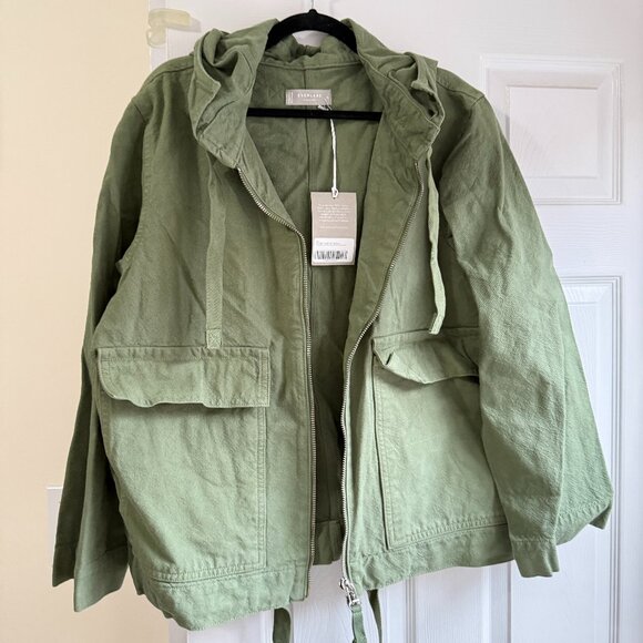 Everlane Jackets & Blazers - EVERLANE Green Utility Jacket - Size XL - NWT